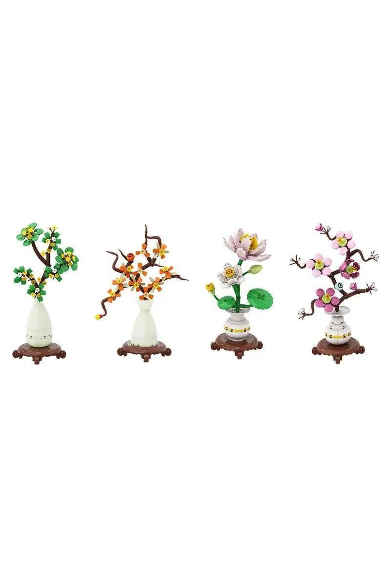  MOC MOCFour Season Flower Bonsai Building Blocks Gift Set -  ToylandEU™