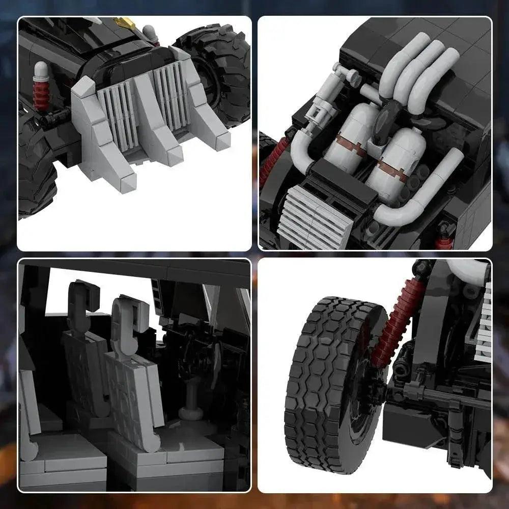  MOC MOC Mad Max Fury Road Black Building Blocks Combat Truck Building Bricks MOC -  ToylandEU™