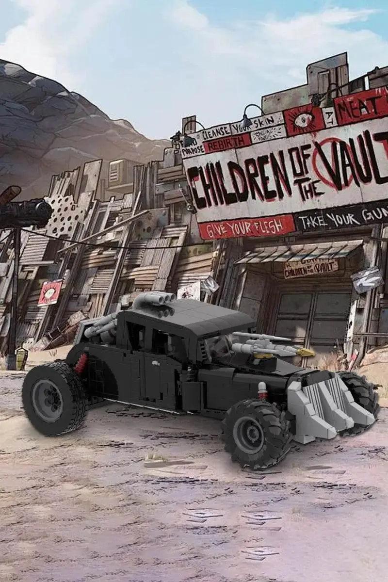  MOC MOC Mad Max Fury Road Black Building Blocks Combat Truck Building Bricks MOC -  ToylandEU™