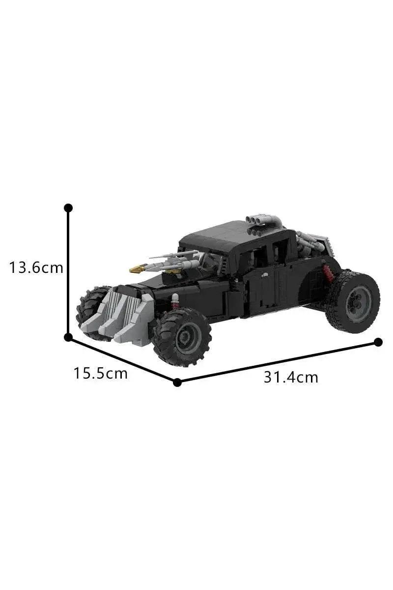  MOC MOC Mad Max Fury Road Black Building Blocks Combat Truck Building Bricks MOC -  ToylandEU™