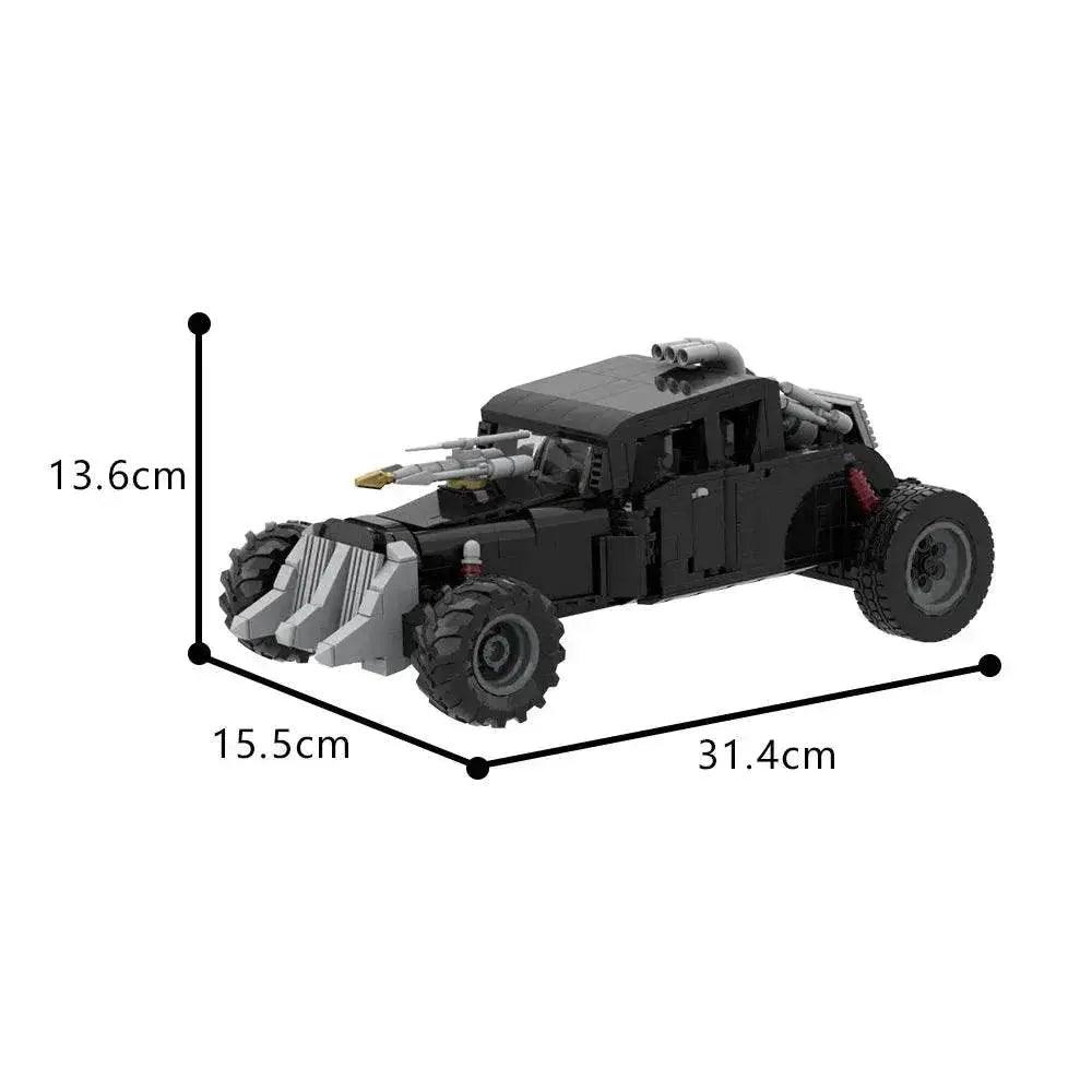  MOC MOC Mad Max Fury Road Black Building Blocks Combat Truck Building Bricks MOC -  ToylandEU™