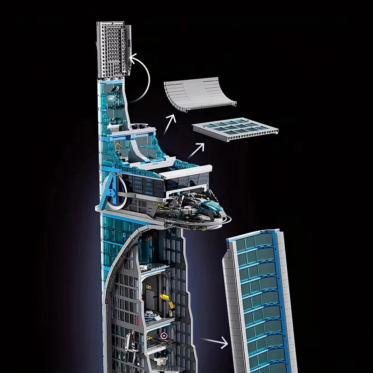 Building Block Set | Marvel Avengers Tower | Toylandeu