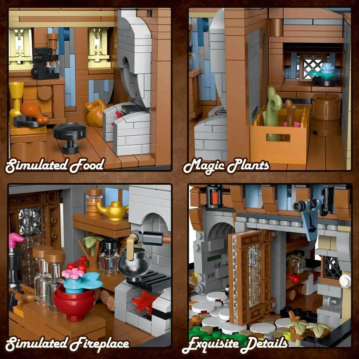  MOC Medieval Blacksmith Shop Magic House Tavern Building Blocks Set -  ToylandEU™