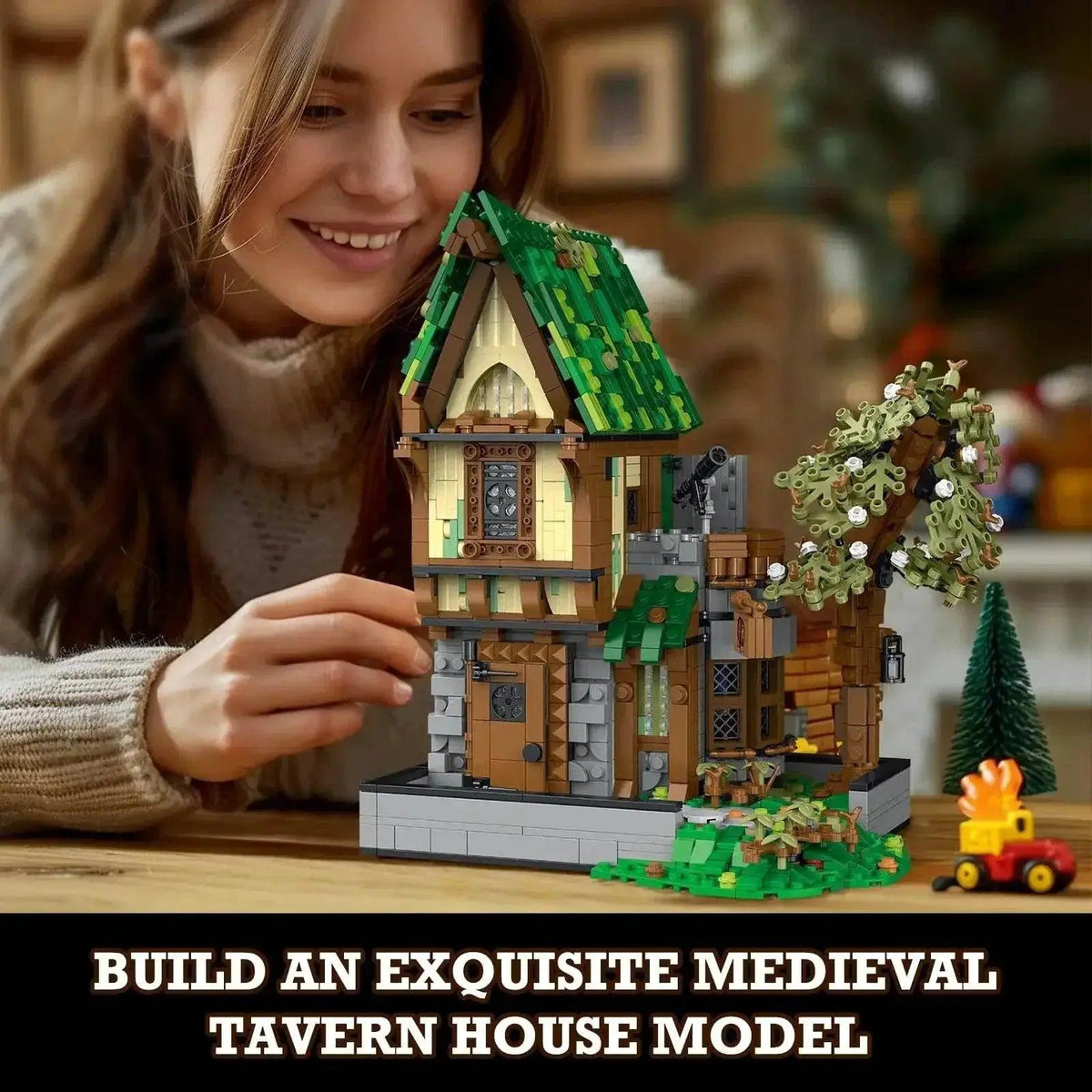  MOC Medieval Blacksmith Shop Magic House Tavern Building Blocks Set -  ToylandEU™