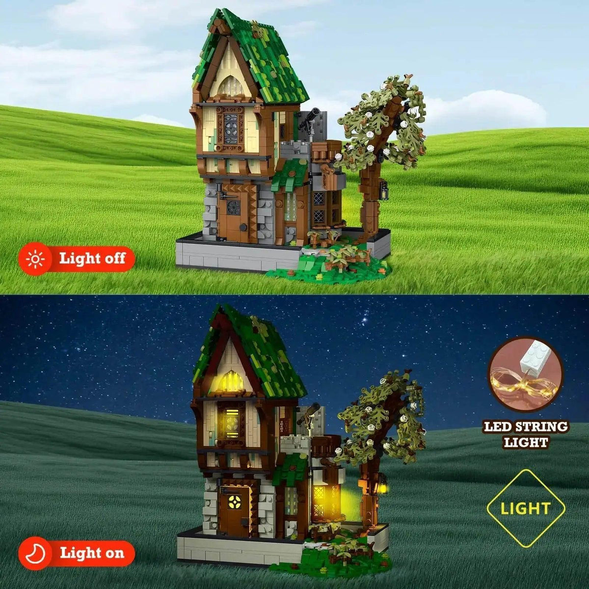  MOC Medieval Blacksmith Shop Magic House Tavern Building Blocks Set -  ToylandEU™