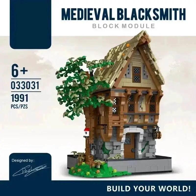  MOC Medieval Blacksmith Shop Magic House Tavern Building Blocks Set -  ToylandEU™