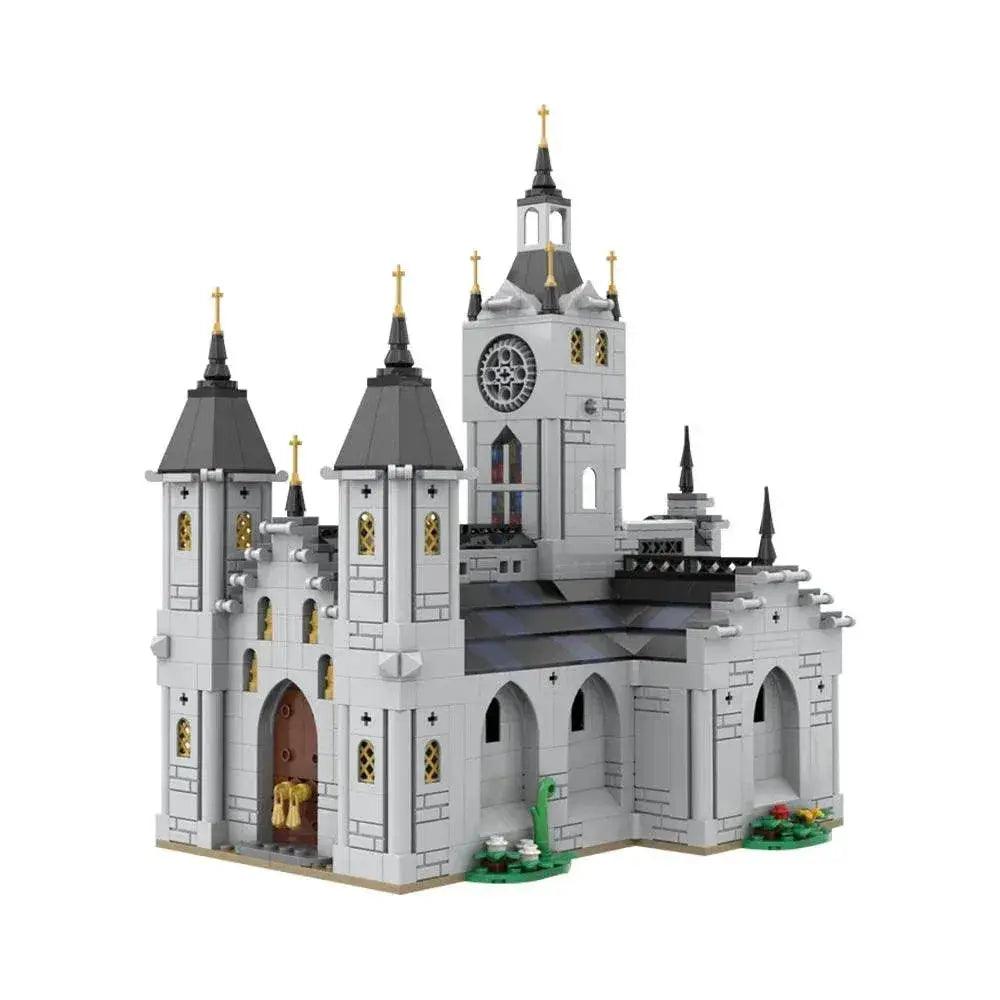  MOC MOC Medieval Church Model Building Blocks Gift for Kids Building Bricks MOC -  ToylandEU™