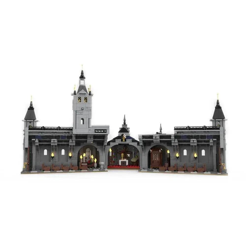  MOC MOC Medieval Church Model Building Blocks Gift for Kids Building Bricks MOC -  ToylandEU™