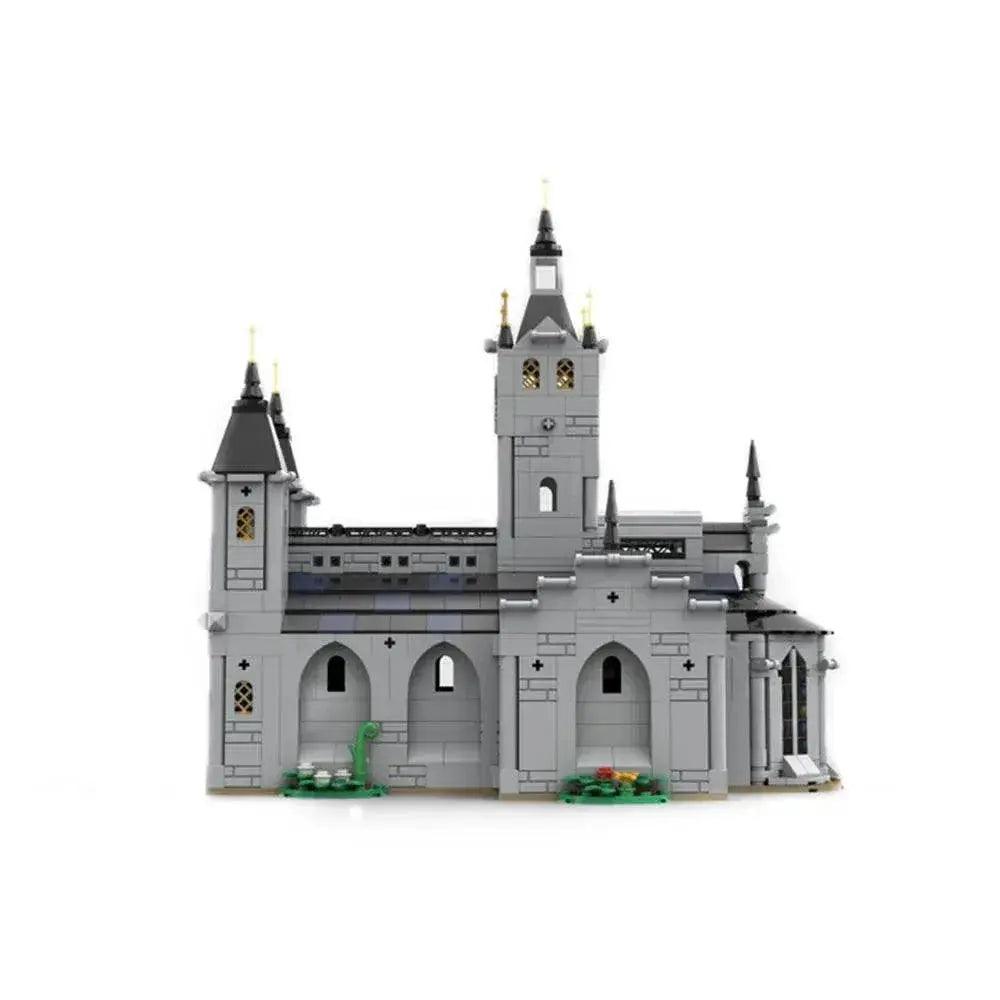  MOC MOC Medieval Church Model Building Blocks Gift for Kids Building Bricks MOC -  ToylandEU™