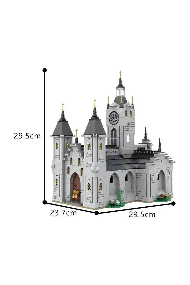  MOC MOC Medieval Church Model Building Blocks Gift for Kids Building Bricks MOC -  ToylandEU™