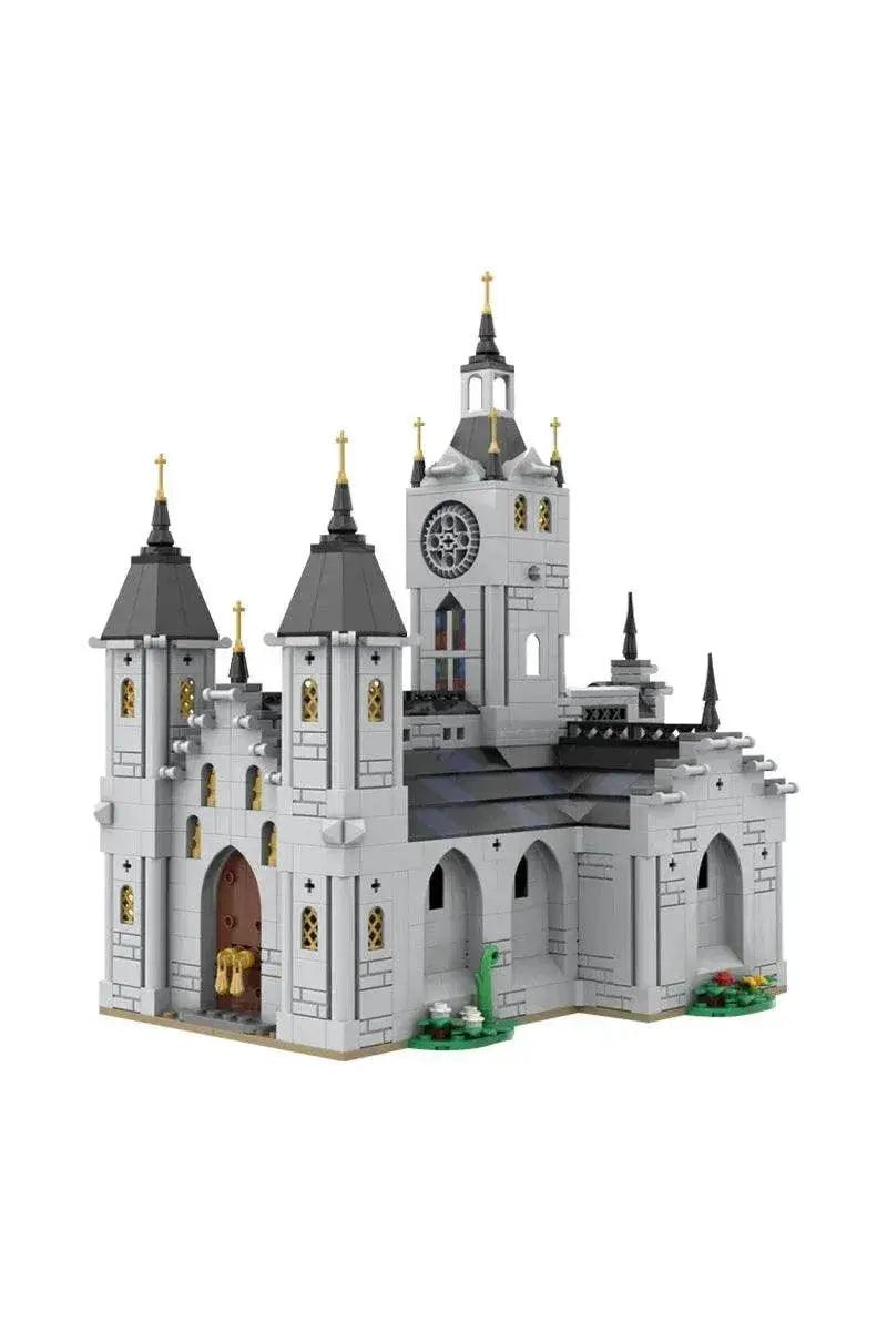  MOC MOC Medieval Church Model Building Blocks Gift for Kids Building Bricks MOC -  ToylandEU™