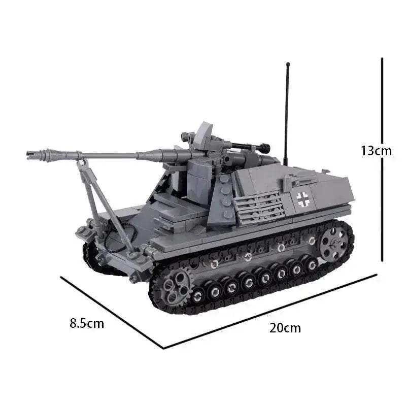  MOC MOC Military Main Battle Tank Building Blocks WW2 Vehicle Gift Building Bricks MOC -  ToylandEU™