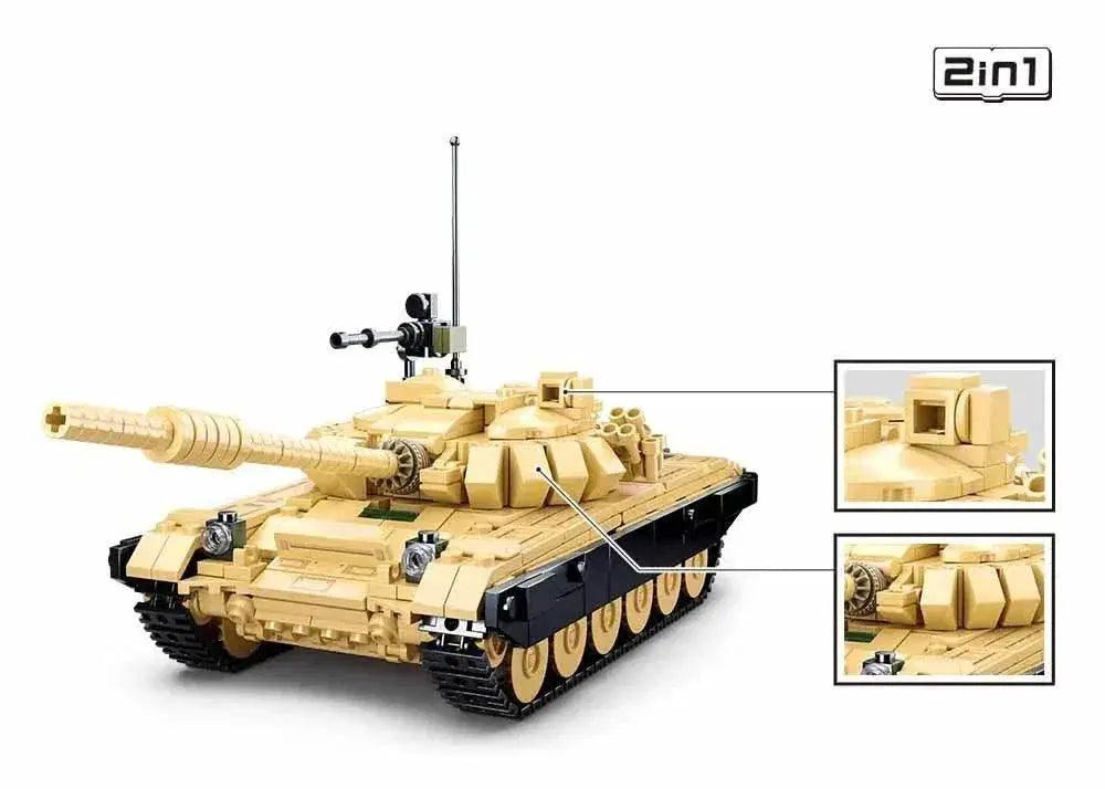  MOC Military Series Building Blocks WW2 Heavy Battle Tank Set -  ToylandEU™