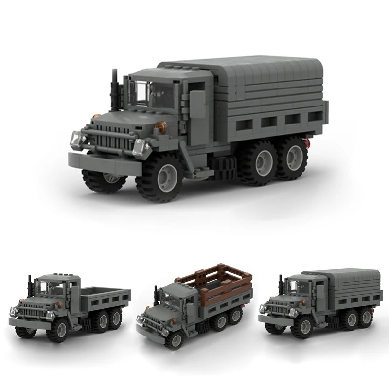  Building Block Set Military Truck US M35 | Toylandeu™ 
