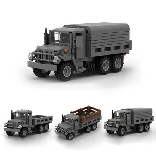  Building Block Set Military Truck US M35 | Toylandeu™ 
