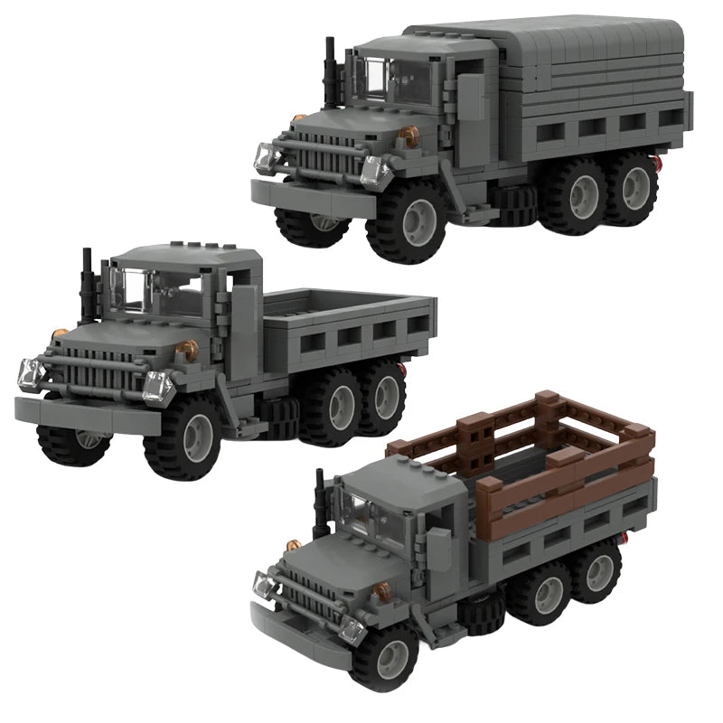  Building Block Set Military Truck US M35 | Toylandeu™ 
