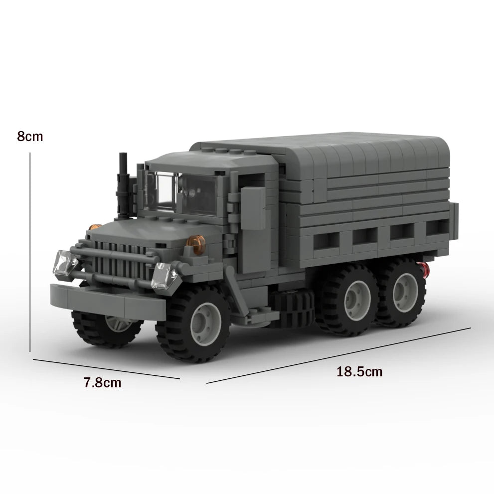  Building Block Set Military Truck US M35 | Toylandeu™ 