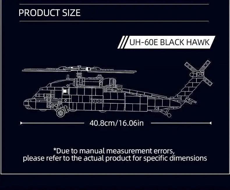  MOC 692PCS Military UH-60L Medical Rescue Aircraft Building Blocks -  ToylandEU™
