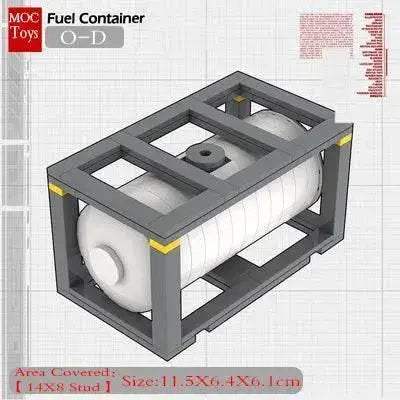  MOC Military Weapons Missile Model Building Blocks Supply Container -  ToylandEU™