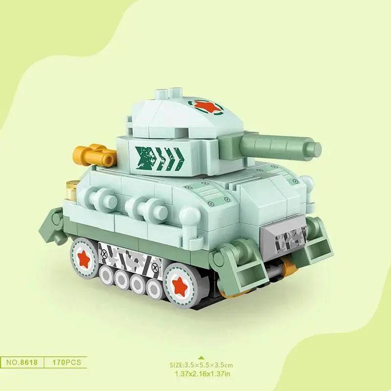  MOC Mini Building Blocks Car Kit DIY Tank Fire Truck Locomotive -  ToylandEU™