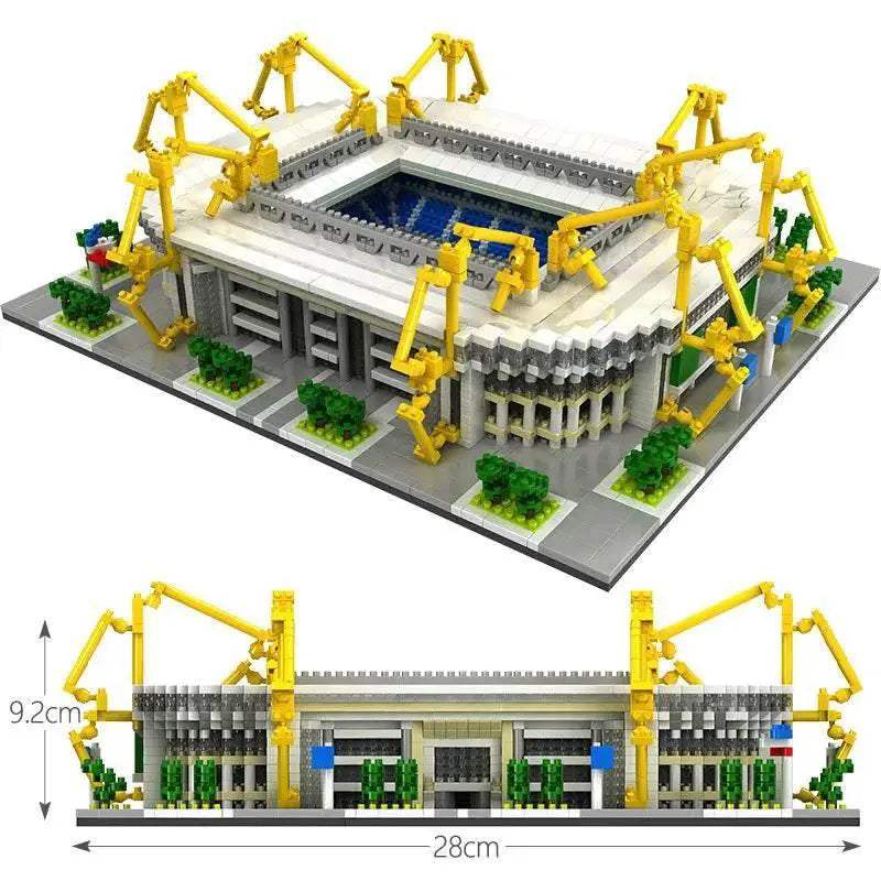  MOC Mini Famous Architecture Football Field Building Blocks Toys -  ToylandEU™