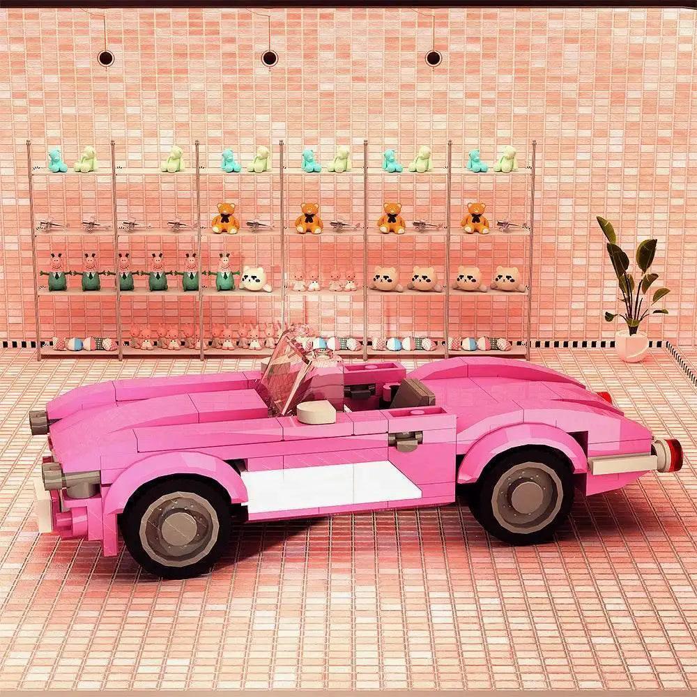  MOC Moc 10321 Barbies Pink Corvett C1 Car Building Blocks Set -  ToylandEU™