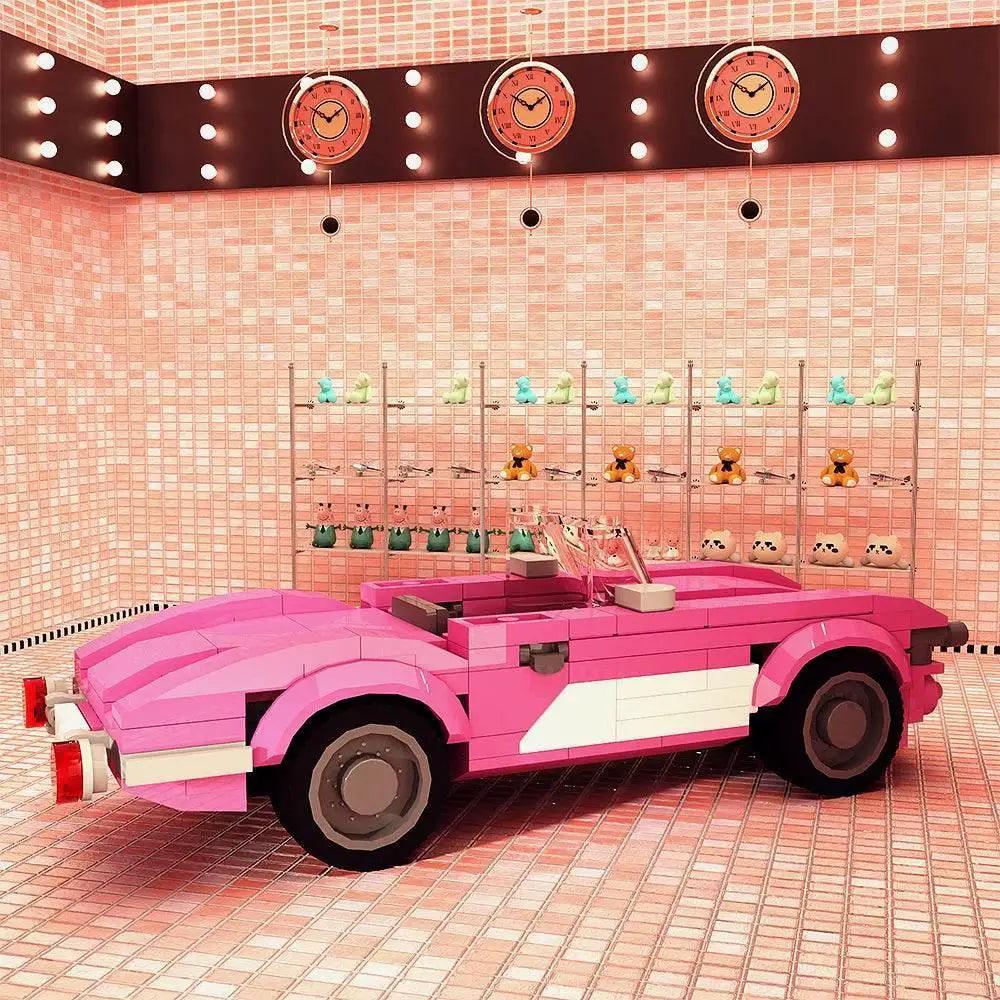  MOC Moc 10321 Barbies Pink Corvett C1 Car Building Blocks Set -  ToylandEU™
