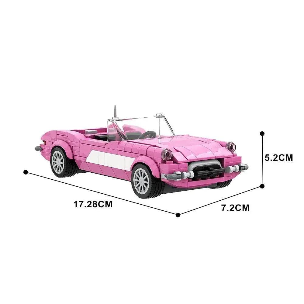  MOC Moc 10321 Barbies Pink Corvett C1 Car Building Blocks Set -  ToylandEU™