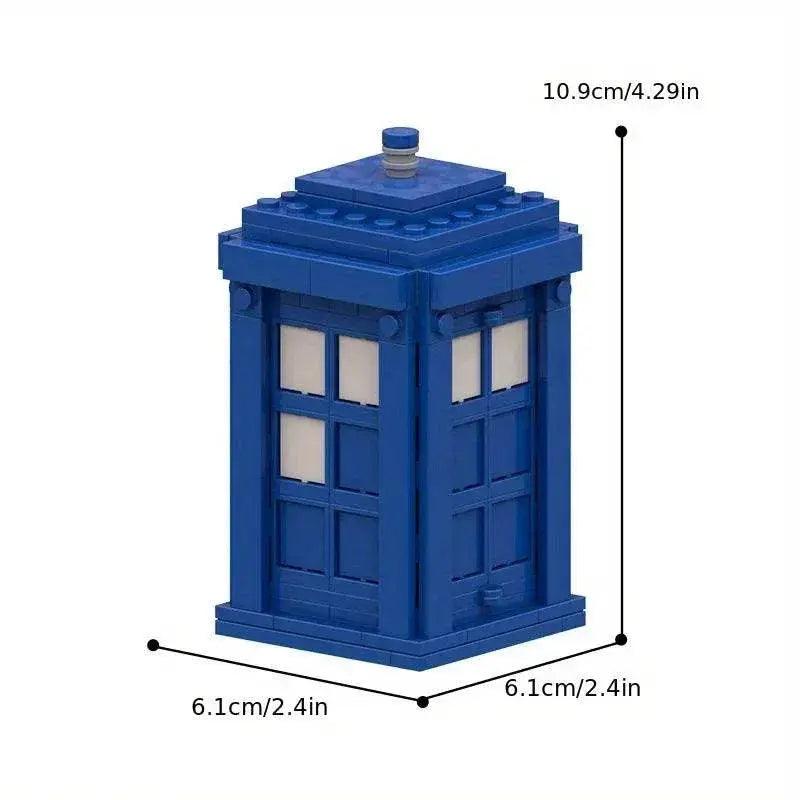  MOC Moc Doctored Whoed Blue Phone Booth Building Blocks Toys -  ToylandEU™