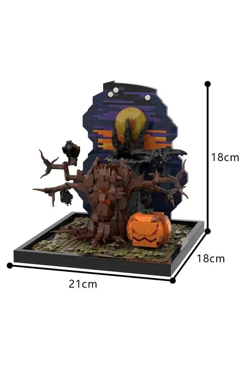  MOC Moc Horror Halloween Tree And Pumpkin Model Building Blocks Gift Building Bricks MOC -  ToylandEU™