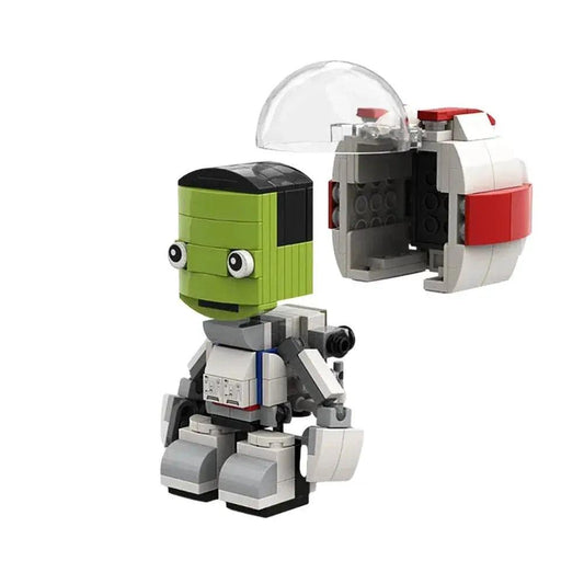  MOC Moc KSP Kerman Green Humanoid Aliens Building Blocks Set -  ToylandEU™