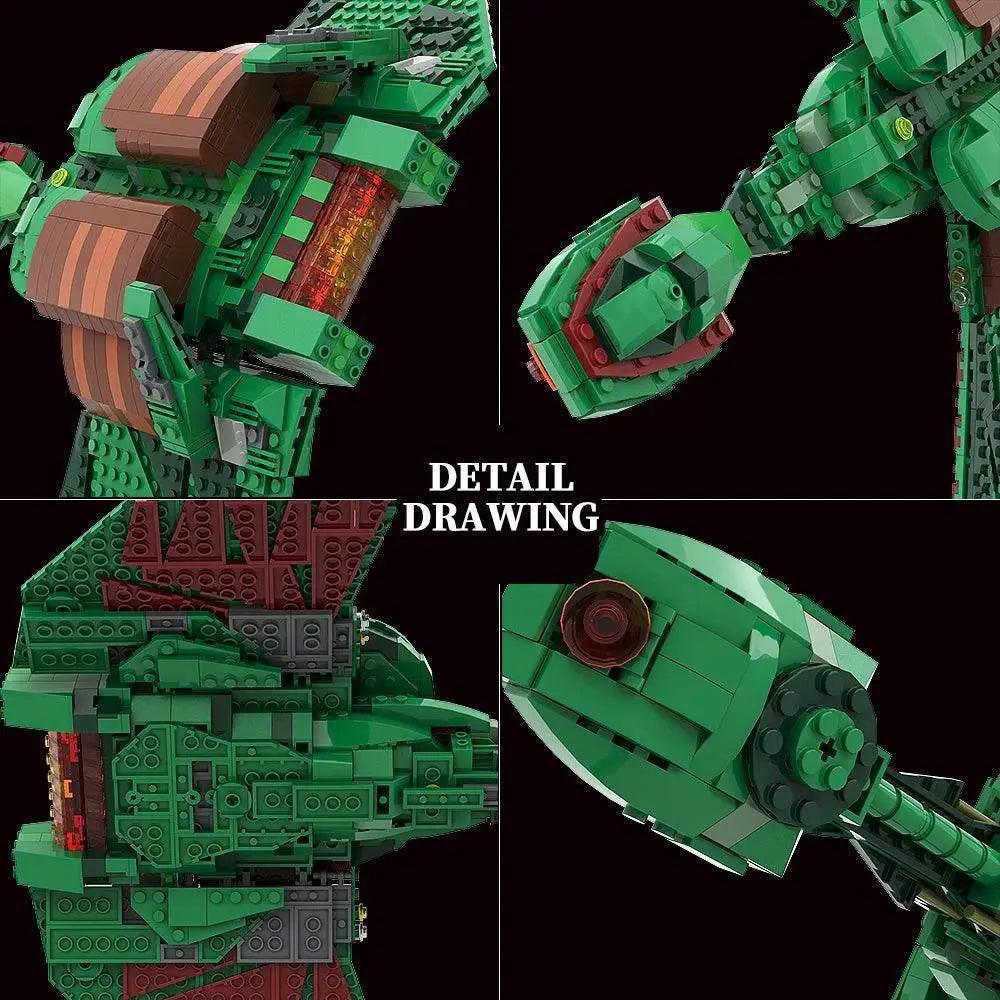  MOC Moc Klingon Bird-of-Prey Building Blocks DIY Model Set -  ToylandEU™