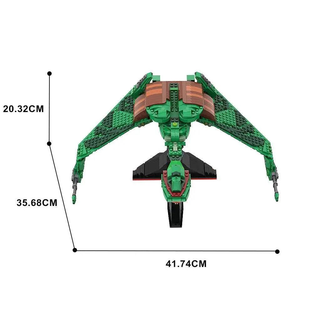  MOC Moc Klingon Bird-of-Prey Building Blocks DIY Model Set -  ToylandEU™