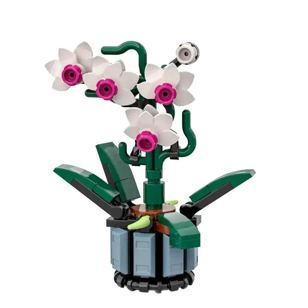  MOC Moc Micro Orchid with Vase Building Blocks 10311 DIY Model -  ToylandEU™