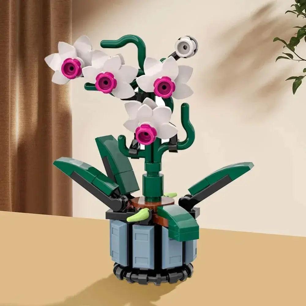  MOC Moc Micro Orchid with Vase Building Blocks 10311 DIY Model -  ToylandEU™