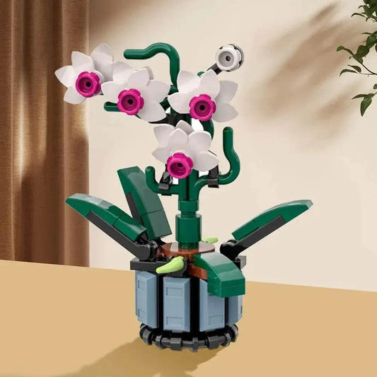  MOC Moc Micro Orchid with Vase Building Blocks 10311 DIY Model -  ToylandEU™