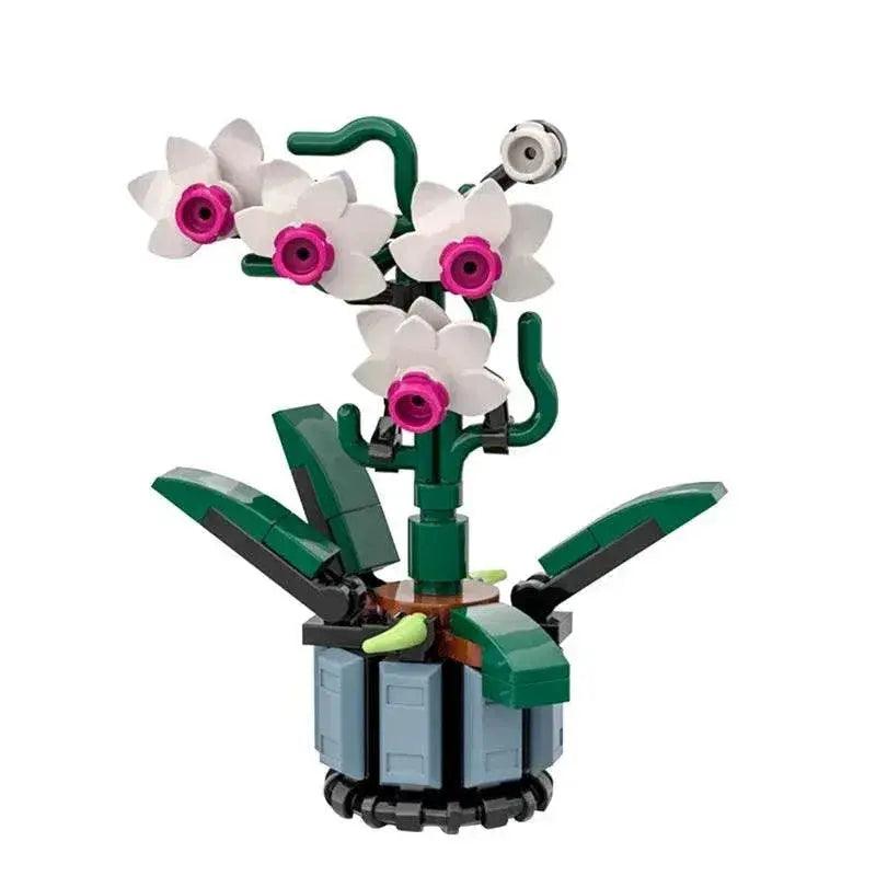  MOC Moc Micro Orchid with Vase Building Blocks 10311 DIY Model -  ToylandEU™