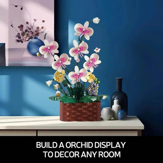  MOC Moc Orchids Potted Building Blocks Succulents Model Toys -  ToylandEU™