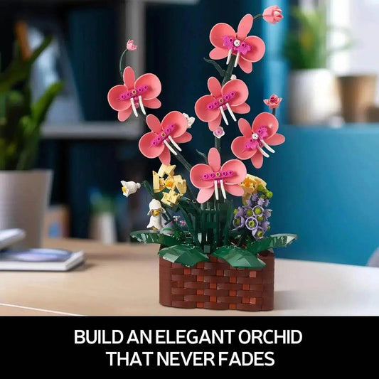  MOC Moc Orchids Potted Building Blocks Succulents Model Toys -  ToylandEU™