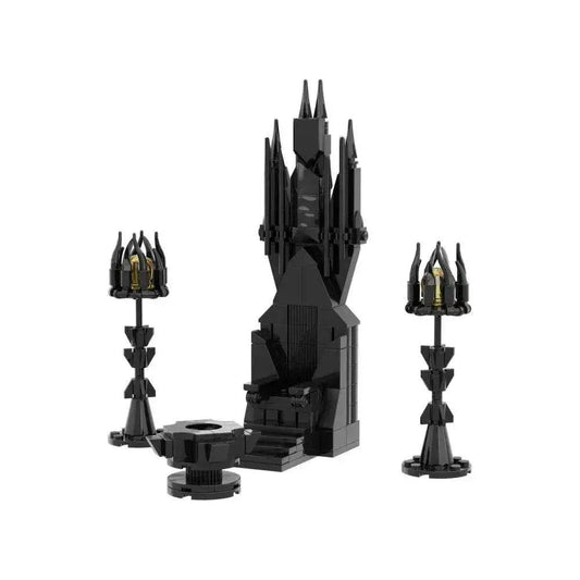  MOC Moc Saruman's Throne Model Building Blocks Wizard Lampstand Building Bricks MOC -  ToylandEU™