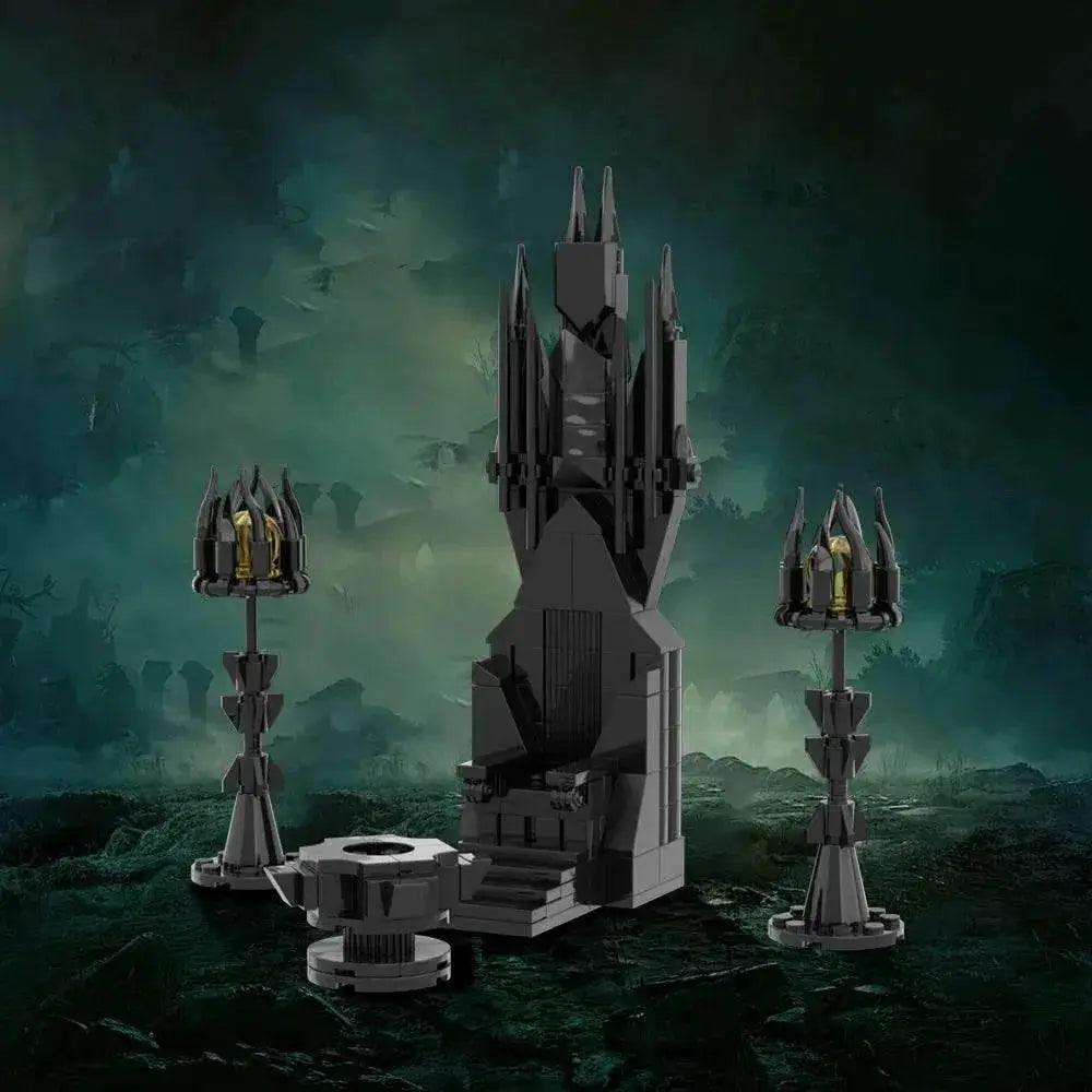  MOC Moc Saruman's Throne Model Building Blocks Wizard Lampstand Building Bricks MOC -  ToylandEU™