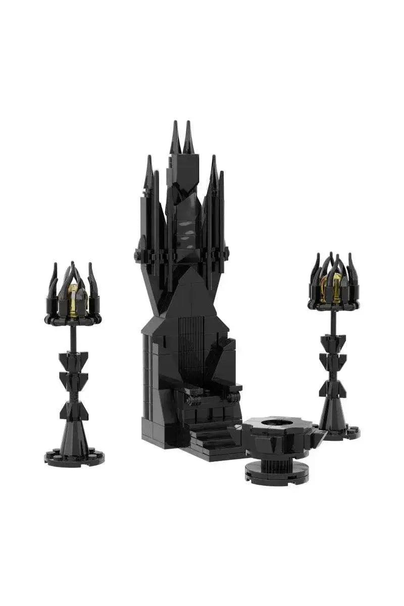  MOC Moc Saruman's Throne Model Building Blocks Wizard Lampstand Building Bricks MOC -  ToylandEU™