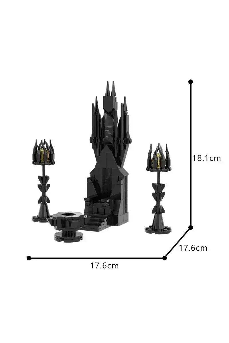  MOC Moc Saruman's Throne Model Building Blocks Wizard Lampstand Building Bricks MOC -  ToylandEU™
