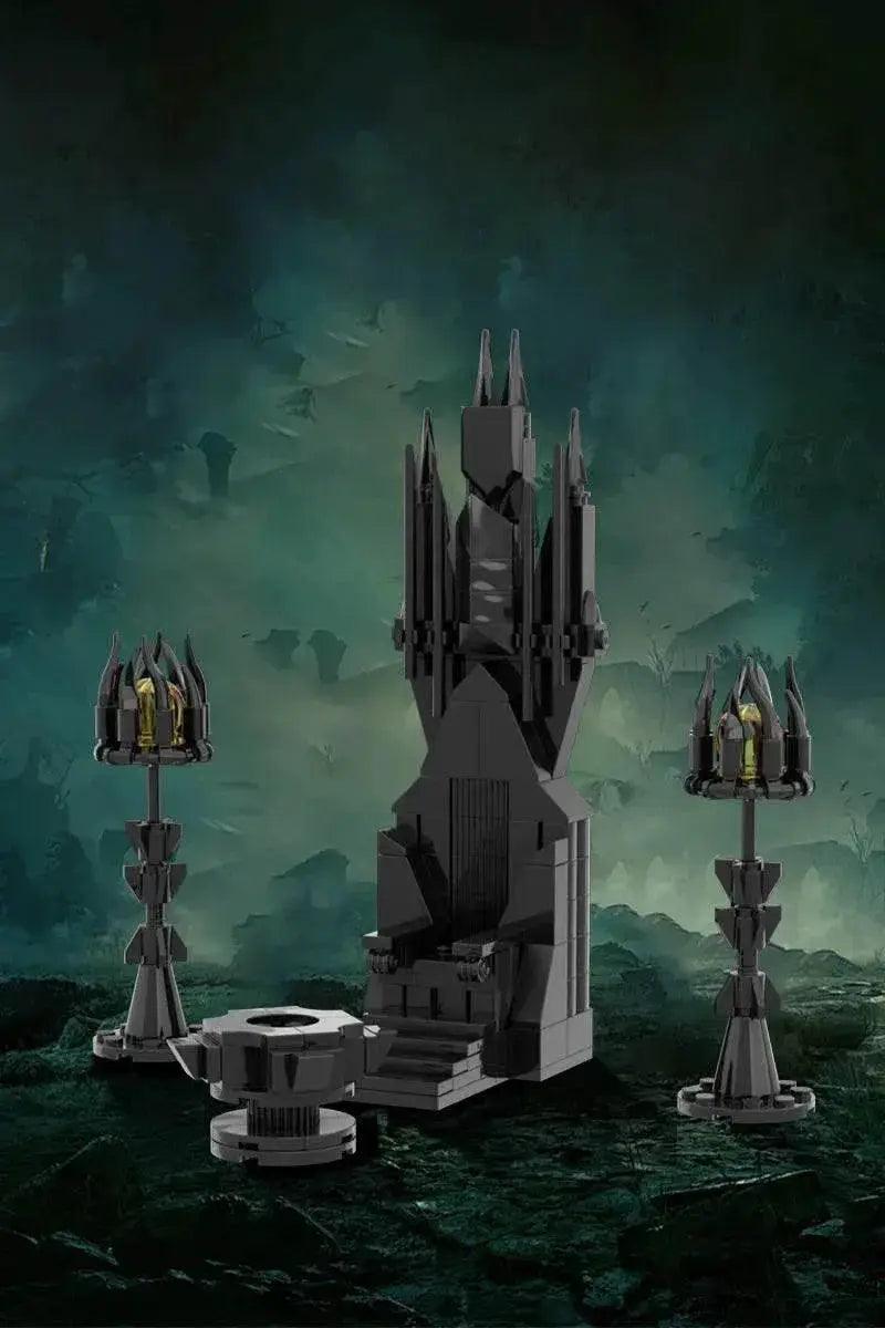  MOC Moc Saruman's Throne Model Building Blocks Wizard Lampstand Building Bricks MOC -  ToylandEU™