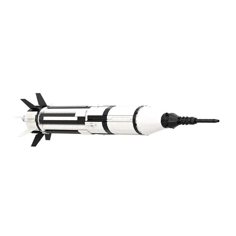  MOC Moc Saturn 1B 110 Scale Booster Carrier Rocket Building Blocks -  ToylandEU™