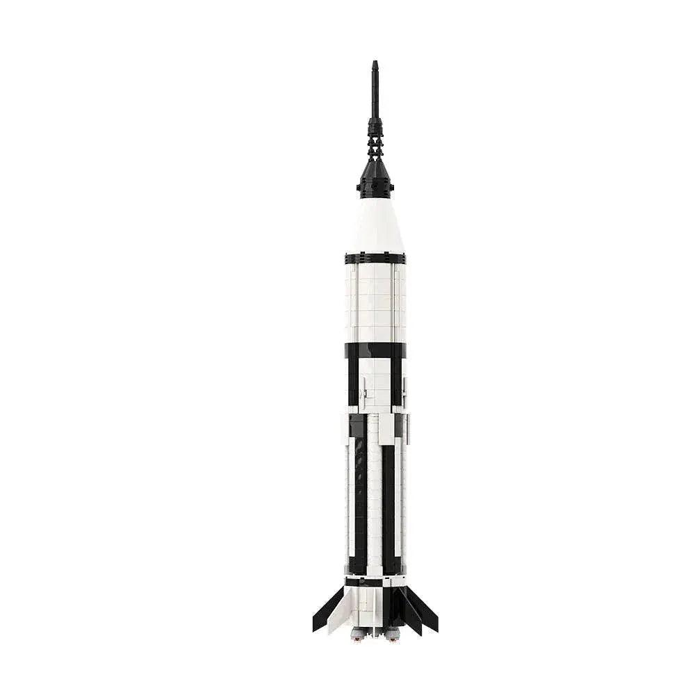  MOC Moc Saturn 1B 110 Scale Booster Carrier Rocket Building Blocks -  ToylandEU™