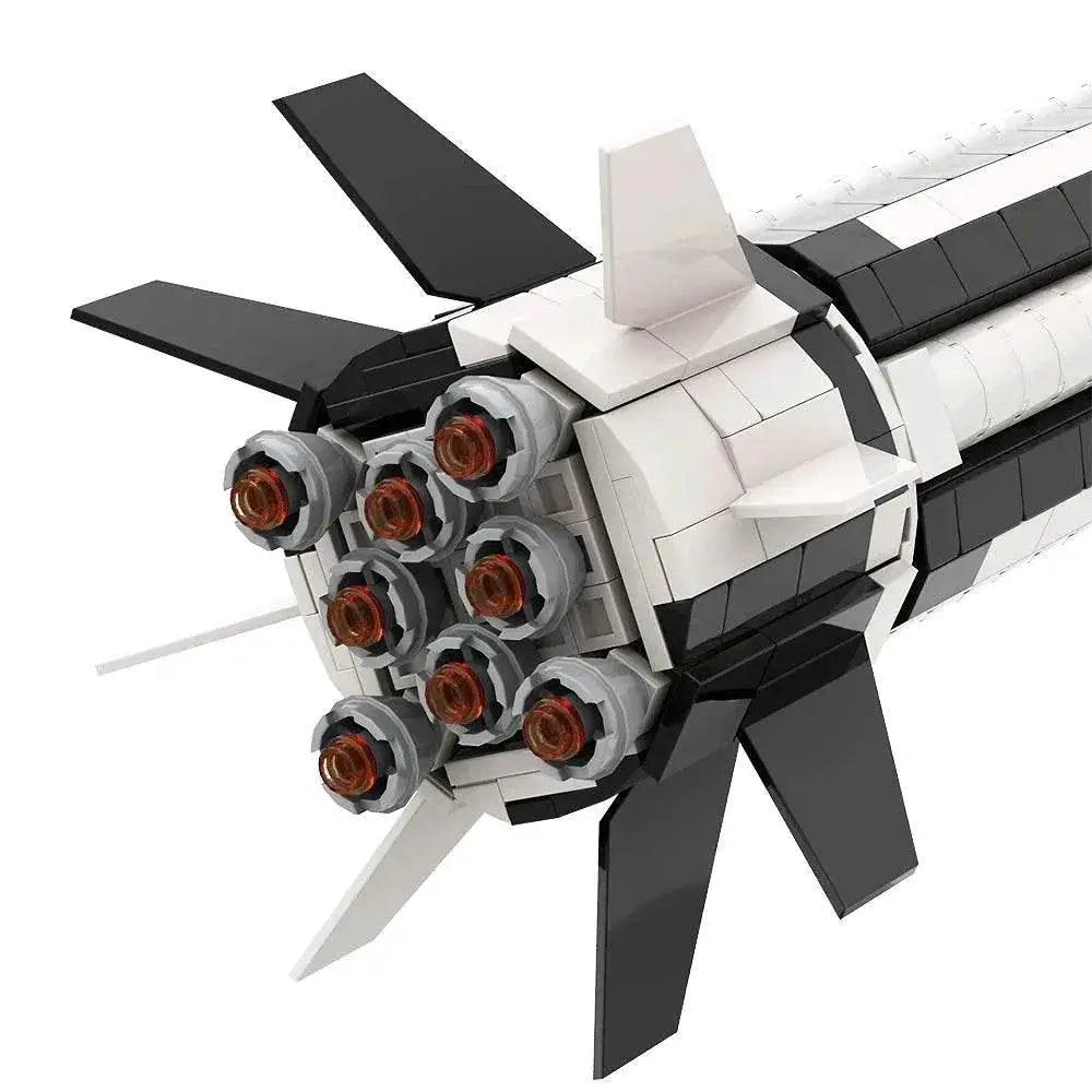  MOC Moc Saturn 1B 110 Scale Booster Carrier Rocket Building Blocks -  ToylandEU™