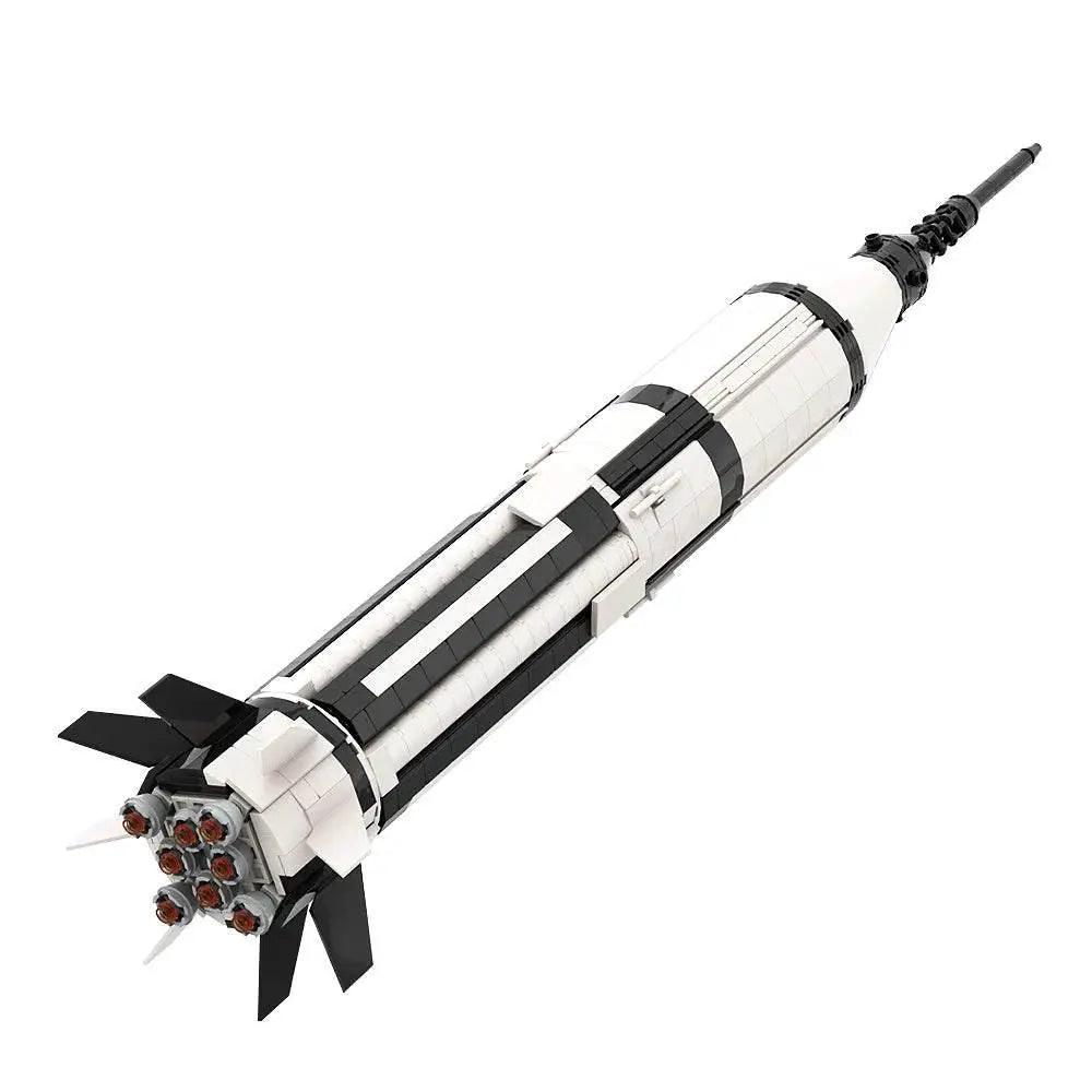  MOC Moc Saturn 1B 110 Scale Booster Carrier Rocket Building Blocks -  ToylandEU™