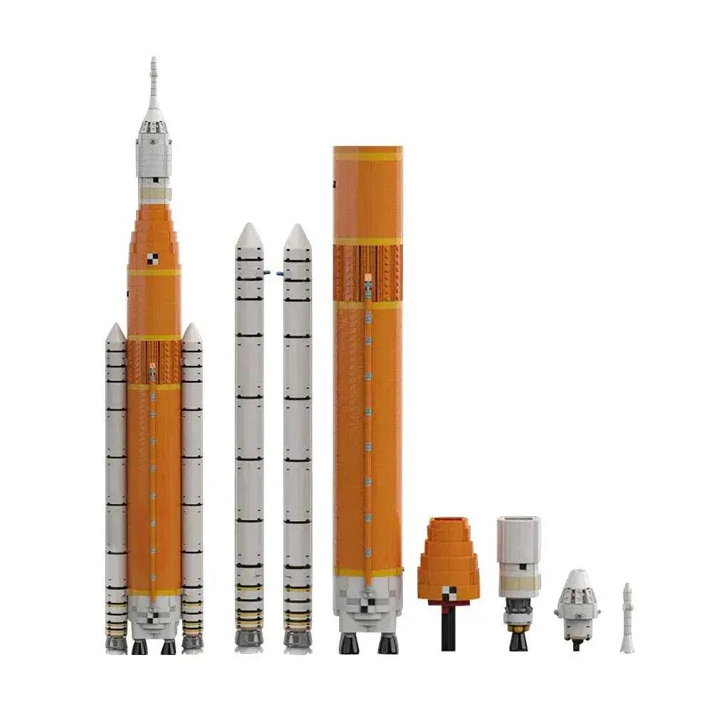  MOC Moc Saturn V Scale Rocket Building Blocks Educational Gift -  ToylandEU™