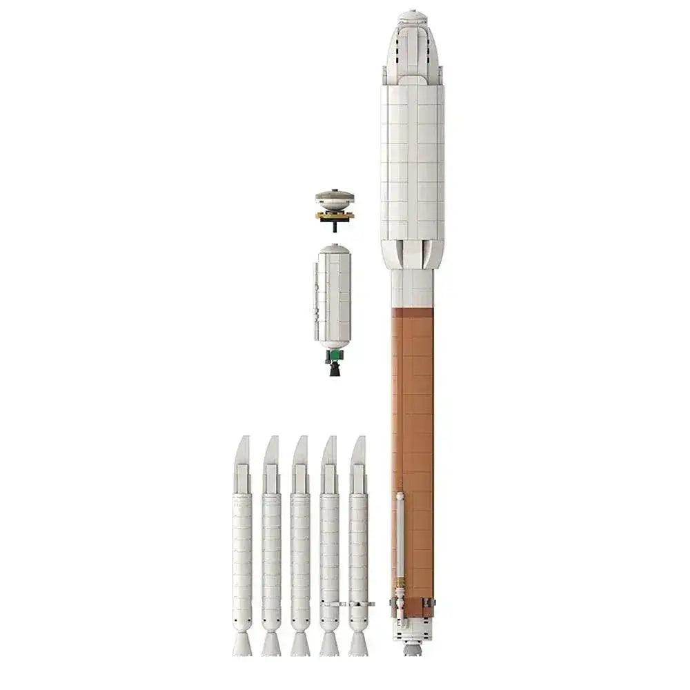  MOC Moc Saturn V Scale Rocket Building Blocks Educational Gift -  ToylandEU™
